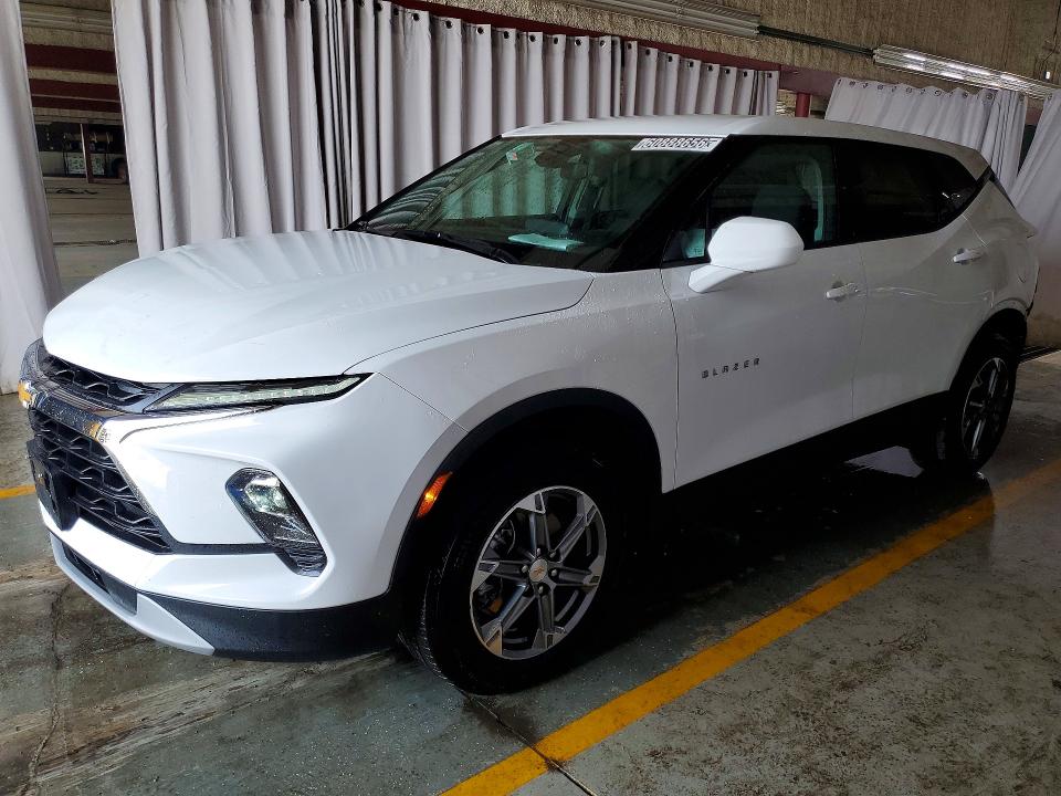 2025 Chevrolet Blazer VIN 3GNKBCR43SS263709 COPART salvage auction — REAR END, Il - Certificate Of Title, sold $7,500 on 2026-07-27 (photo 1)