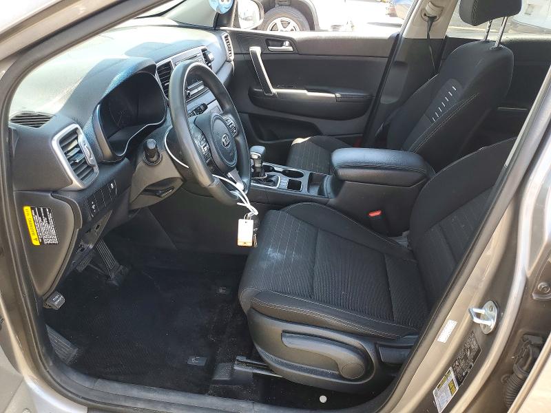 2018 Kia Sportage VIN KNDPM3AC0J7338276 COPART salvage auction — VANDALISM, Ca - Salvage Certificate, sold $225 on 2026-07-24 (photo 7)
