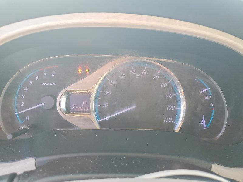 2012 Toyota Sienna VIN 5TDYK3DC1CS239822 COPART salvage auction — REAR END, Fl - Cert Of Title Slvg Rebuildable, sold $1,700 on 2026-07-17 (photo 9)