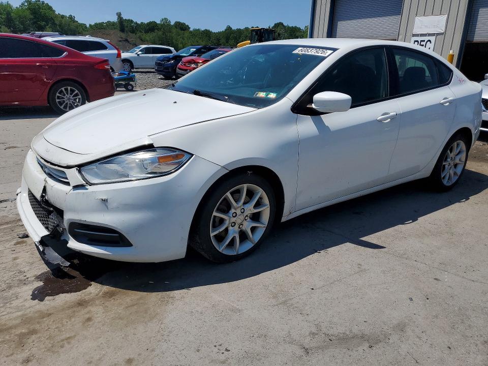 2013 Dodge Dart VIN 1C3CDFBA7DD330764 COPART salvage auction — FRONT END, Pa - Certificate Of Salvage, sold $4 on 2026-07-22 (photo 1)