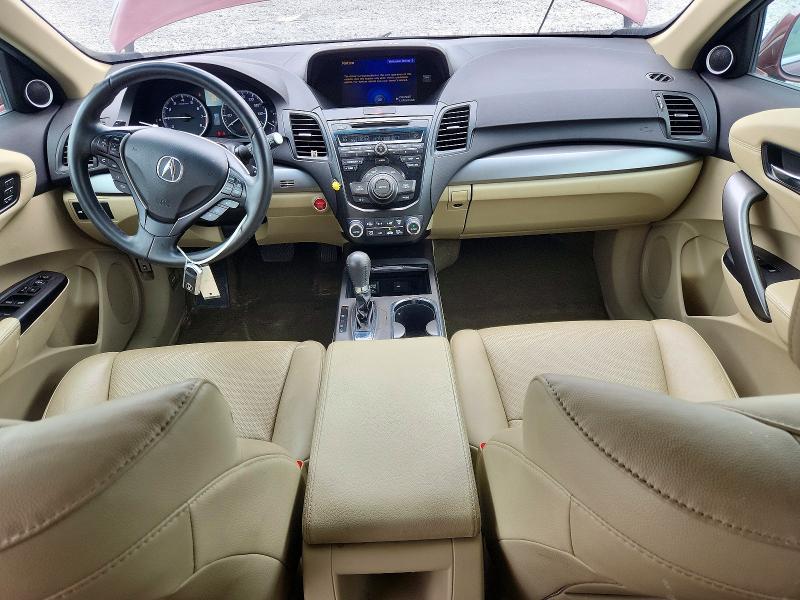 2014 Acura Rdx VIN 5J8TB4H54EL001724 COPART salvage auction — FRONT END, Il - Salvage Certificate, sold $200 on 2026-08-03 (photo 8)