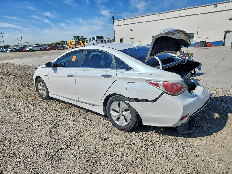 2014 Hyundai Sonata VIN KMHEC4A44EA115171 COPART salvage auction — REAR END, UT - FLOOD/SALVAGE CERT. OF TITLE (P), sold $350 on 2026-07-13 (photo 2)