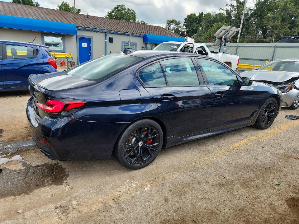 2023 BMW M5 VIN WBA13BK0XPCL25460 COPART salvage auction — WATER/FLOOD, Ks - Cert Of Title-Salvage, sold $27,000 on 2026-08-10 (photo 3)
