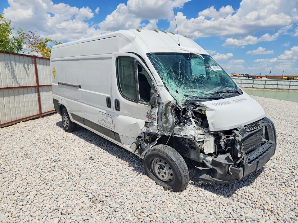 2021 Ram Promaster VIN 3C6ERVDG1ME502553 COPART salvage auction — FRONT END, Tx - Salvage Vehicle Title, sold $2,750 on 2026-07-29 (photo 4)