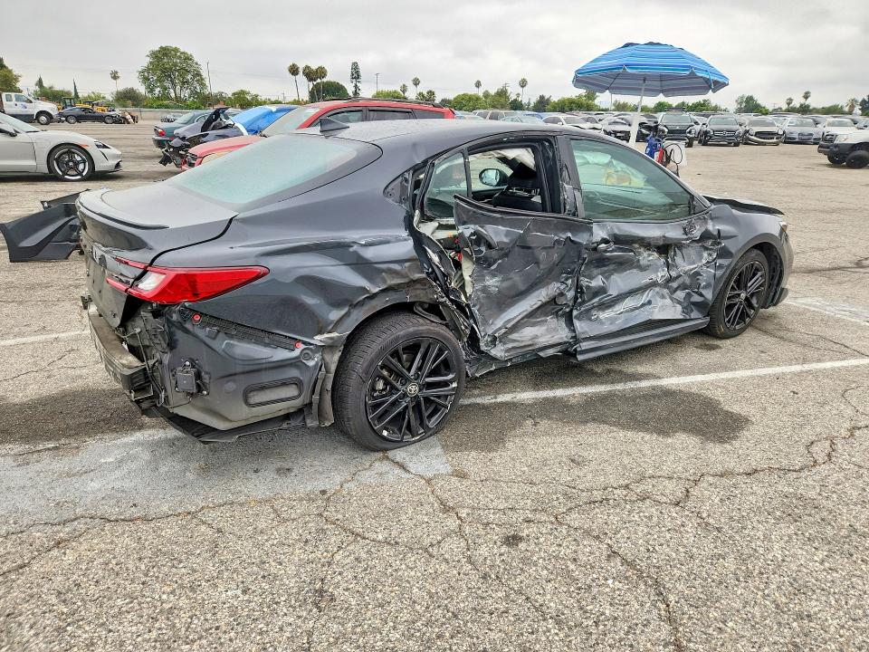 2025 Toyota Camry VIN 4T1DAACK3SU054269 COPART salvage auction — SIDE, CA - SALVAGE CERTIFICATE, sold $6,100 on 2026-09-11 (photo 3)