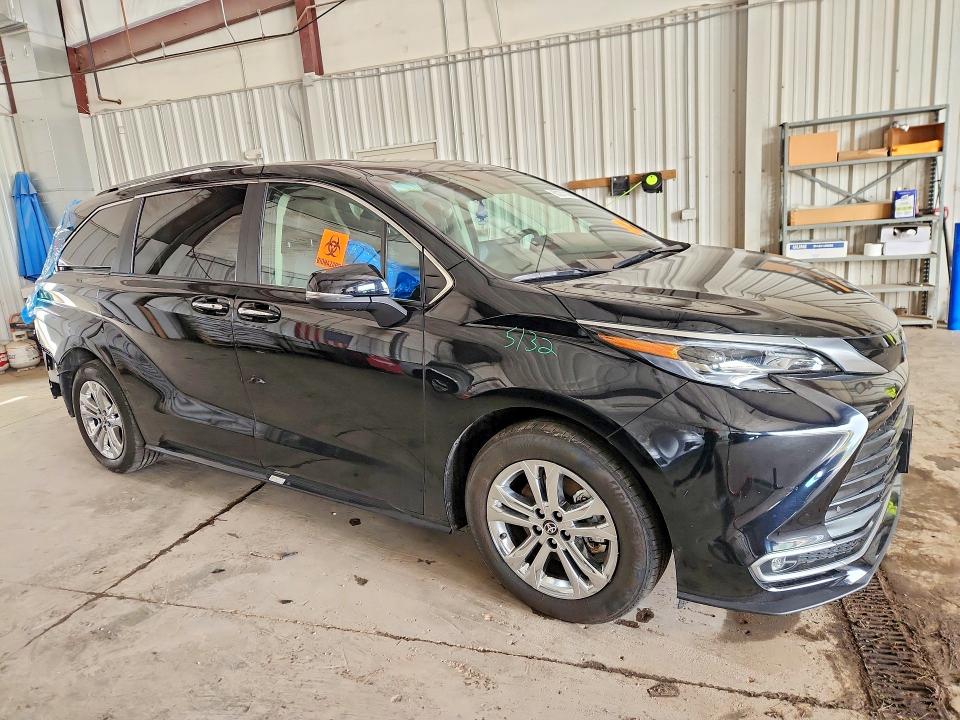 2024 Toyota Sienna VIN 5TDESKFC9RS153113 COPART salvage auction — REAR END, Wi - Cert Of Title-Salvage Vehicle, sold $14,200 on 2026-07-20 (photo 4)