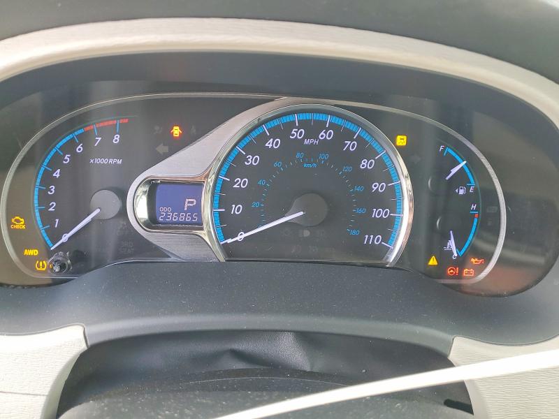 2011 Toyota Sienna VIN 5TDDK3DC5BS026448 COPART salvage auction — MECHANICAL, Ca - Dis/Dlr/Exp Only Clean Title, sold $1,700 on 2026-07-31 (photo 9)