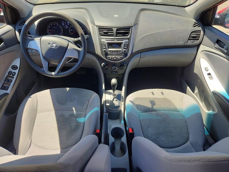2017 Hyundai Accent VIN KMHCT4AE5HU381415 COPART salvage auction — REAR END, Ma - Cert Of Title-Salvage, sold $600 on 2026-07-29 (photo 8)