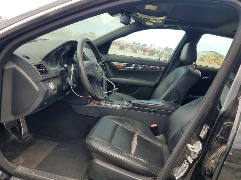2009 Mercedes-benz C class VIN WDDGF56X99R052739 COPART salvage auction — FRONT END, Ca - Cert Of Title-Salvaged, sold $125 on 2026-07-28 (photo 7)