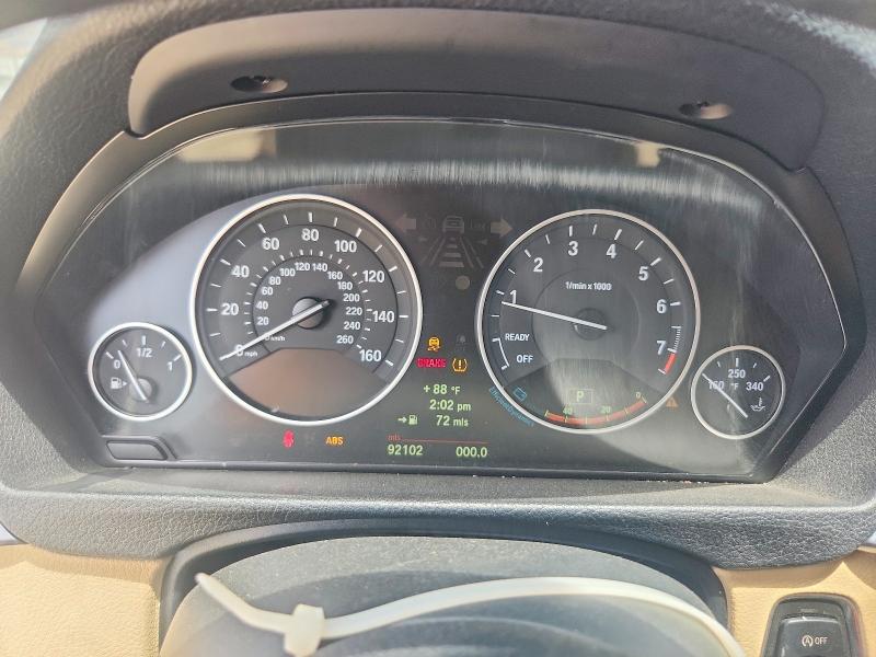 2013 BMW 3er VIN WBA3A5C52DJ461700 COPART salvage auction — SIDE, Ca - Salvage Certificate, sold $1,900 on 2026-08-18 (photo 9)
