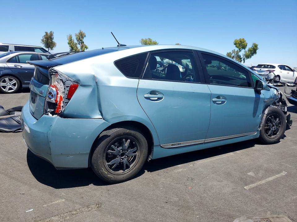 2013 Toyota Prius VIN JTDKN3DU0D5667328 COPART salvage auction — FRONT END, Ca - Salvage Certificate, sold $2,250 on 2026-07-27 (photo 3)