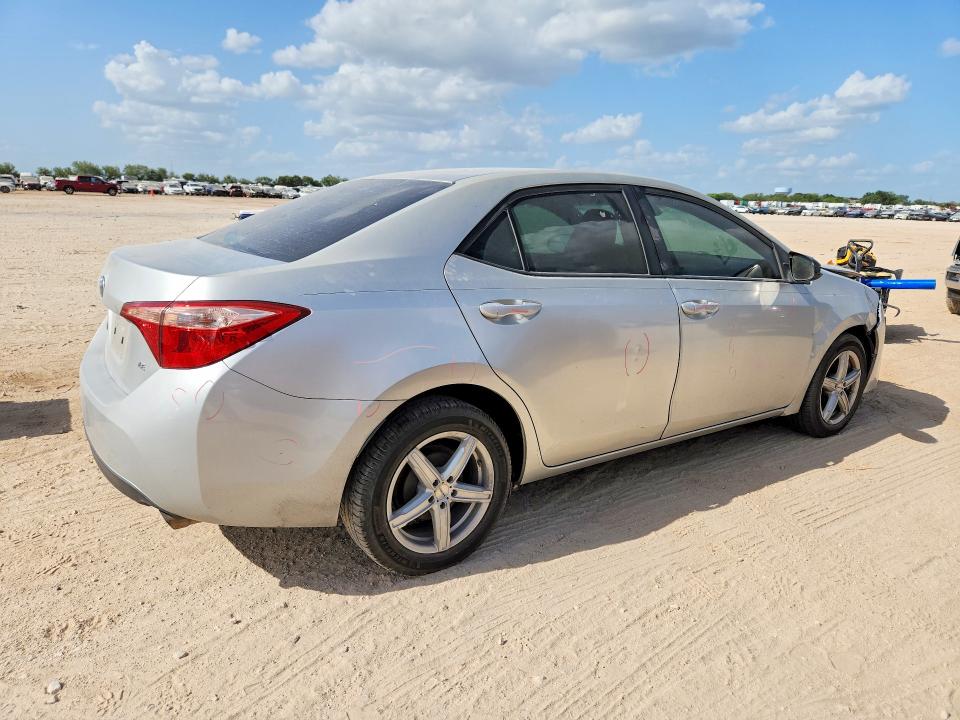 2019 Toyota Corolla VIN 5YFBURHE4KP890349 COPART salvage auction — FRONT END, Tx - Salvage Vehicle Title, sold $1,000 on 2026-07-23 (photo 3)
