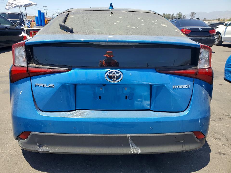 2020 Toyota Prius VIN JTDKARFU2L3120924 COPART salvage auction — VANDALISM, Ca - Salvage Certificate, sold $5,000 on 2026-07-29 (photo 6)
