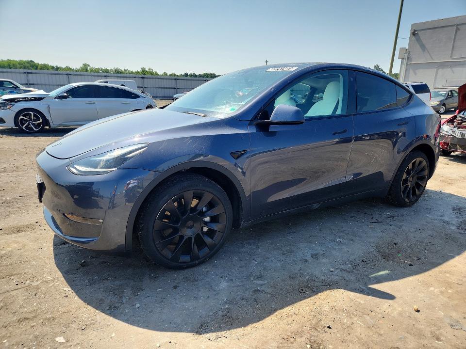 2023 Tesla Model y VIN 7SAYGDEE1PF594865 COPART salvage auction — ROOF, Va - Cert Of Title - Salvage, sold $7,500 on 2026-07-22 (photo 1)