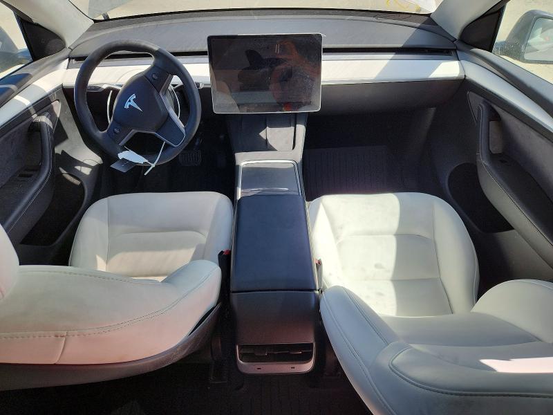 2025 Tesla Model y VIN 7SAYGAEE6SF219870 COPART salvage auction — REAR END, Ca - Salvage Certificate (P), sold $8,700 on 2026-07-14 (photo 8)