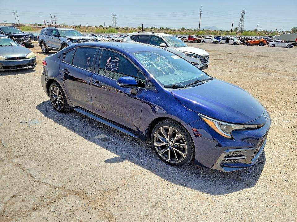 2020 Toyota Corolla VIN JTDP4RCE0LJ009780 COPART salvage auction — FRONT END, AZ - CERT OF TITLE - SALVAGE, sold $450 on 2026-07-24 (photo 4)