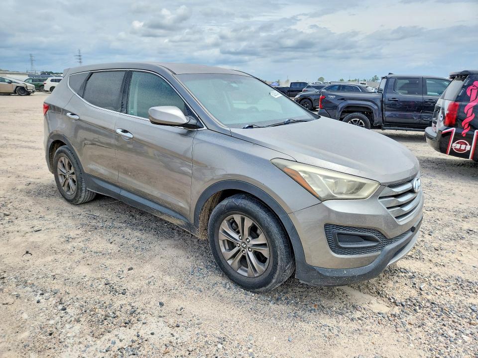 2013 Hyundai Santa fe VIN 5XYZT3LB6DG023179 COPART salvage auction — MECHANICAL, Tx - Certificate Of Title, sold $675 on 2026-07-28 (photo 4)