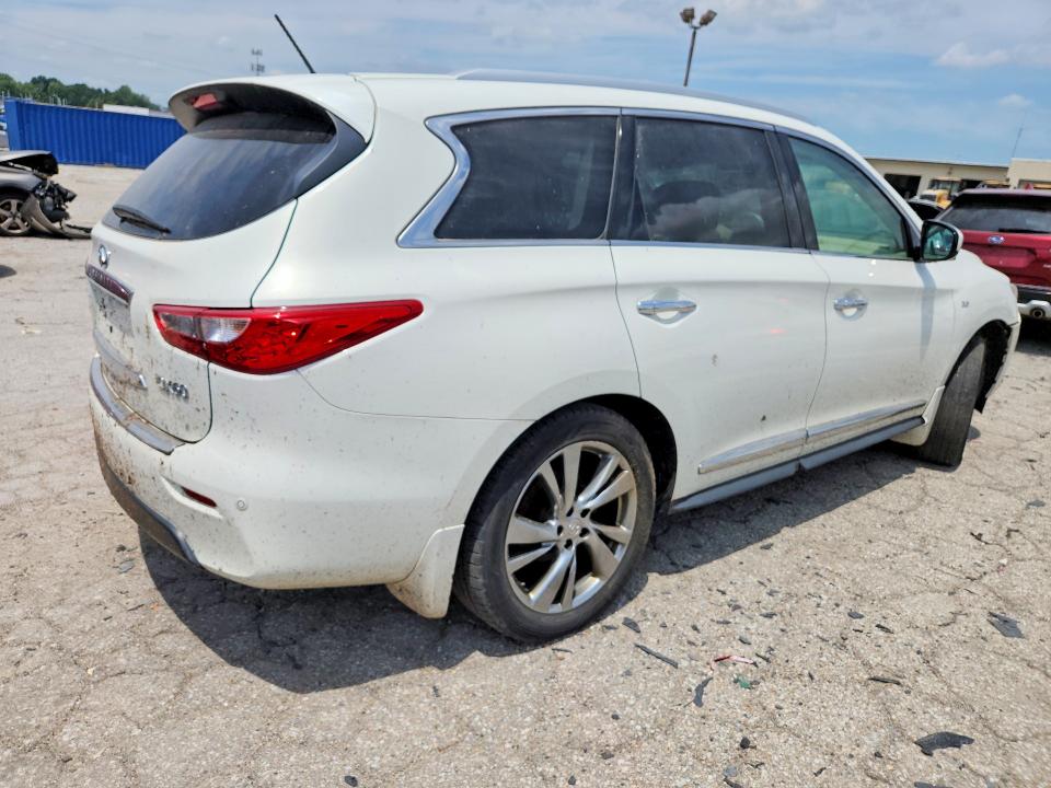 2014 Infiniti Qx60 VIN 5N1AL0MM7EC552556 COPART salvage auction — FRONT END, Il - Certificate Of Title (P), sold $800 on 2026-07-10 (photo 3)