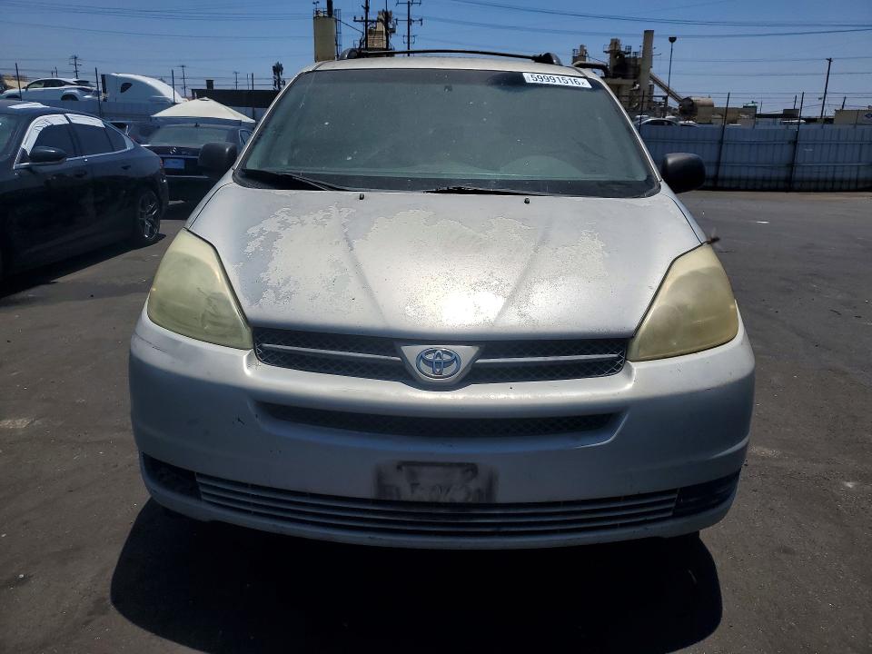 2005 Toyota Sienna VIN 5TDZA23C35S243523 COPART salvage auction — SIDE, Ca - Dis/Dlr/Exp Only Clean Title, sold $550 on 2026-07-08 (photo 5)