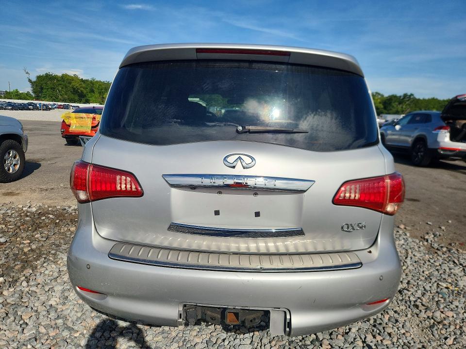 2012 Infiniti Qx56 VIN JN8AZ2NF5C9516605 COPART salvage auction — FRONT END, Fl - Certificate Of Title, sold $375 on 2026-07-22 (photo 6)