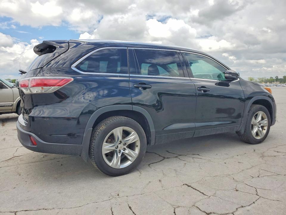 2014 Toyota Highlander VIN 5TDDKRFH9ES028431 COPART salvage auction — NORMAL WEAR, Tn - Certificate Of Title (P), sold $10,500 on 2026-07-29 (photo 3)