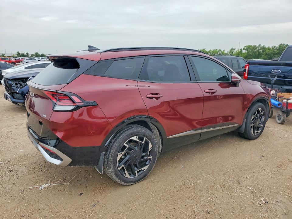 2025 Kia Sportage VIN 5XYK5CDF0SG249258 COPART salvage auction — WATER/FLOOD, Tx - Salvage Title-Flood Damage, sold $15,400 on 2026-07-28 (photo 3)