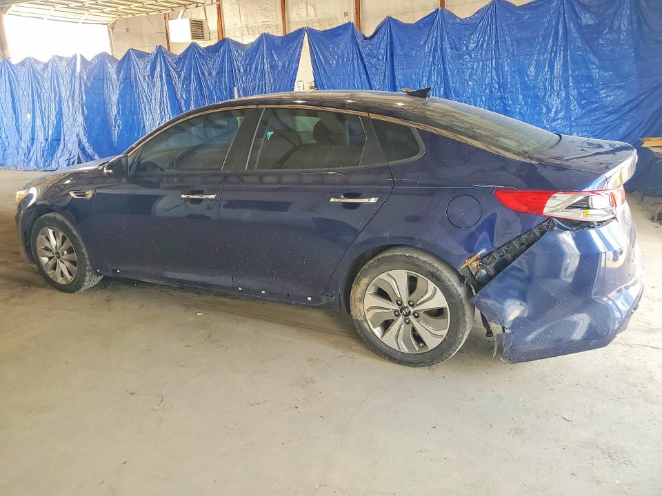 2018 Kia Optima VIN 5XXGT4L37JG258700 COPART salvage auction — REAR END, Ky - Red Rebuilt Salvage Flood (P), sold $850 on 2026-07-27 (photo 2)