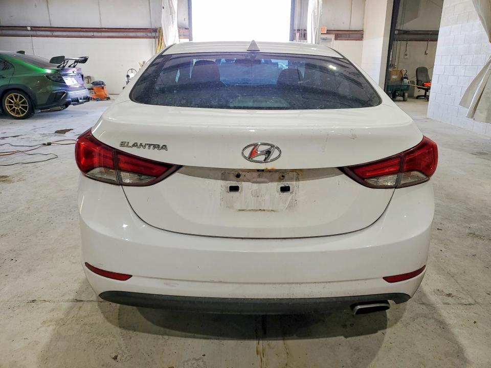 2015 Hyundai Elantra VIN KMHDH4AH9FU233233 COPART salvage auction — FRONT END, Ny - Mv-907A Salvage Certificate, sold $1,300 on 2026-07-20 (photo 6)