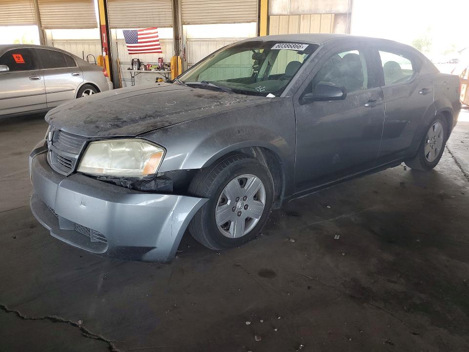 2008 Dodge Avenger VIN 1B3LC46K28N102758 COPART salvage auction — FRONT END, AZ - CERTIFICATE OF TITLE (P), sold $475 on 2026-07-29 (photo 1)