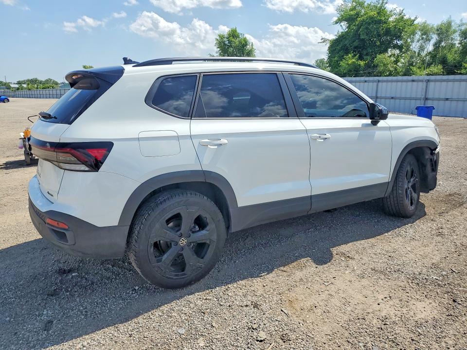 2025 Volkswagen Taos VIN 3VV2C7B2XSM080996 COPART salvage auction — FRONT END, ON - PERMIT NO BRAND - UNFIT, sold $16,350 on 2026-08-20 (photo 3)