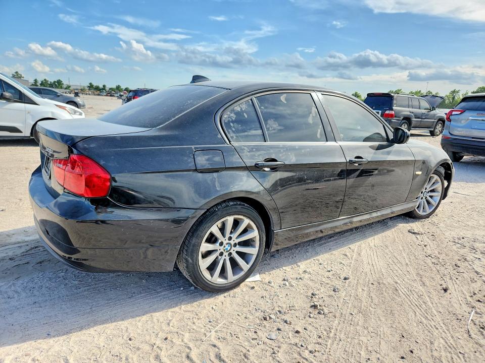 2011 BMW 3 series VIN WBAPK7C54BF086466 COPART salvage auction — UNDERCARRIAGE, TX - SALVAGE VEHICLE TITLE (P), sold $650 on 2026-07-10 (photo 3)
