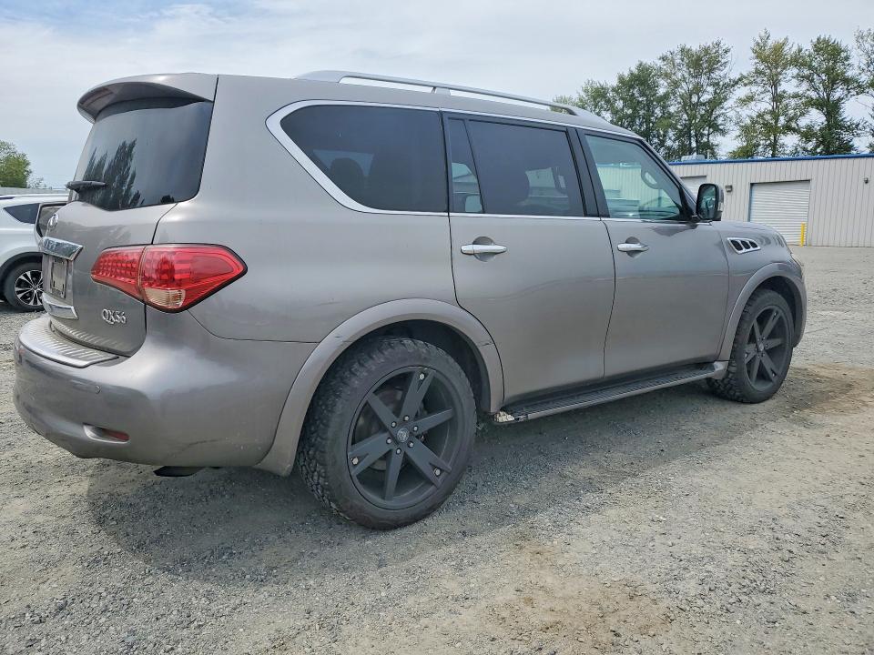 2012 Infiniti Qx56 VIN JN8AZ2NC9C9316459 COPART salvage auction — FRONT END, Wa - Vehicle Cert Of Ownership-Titl, sold $300 on 2026-07-27 (photo 3)