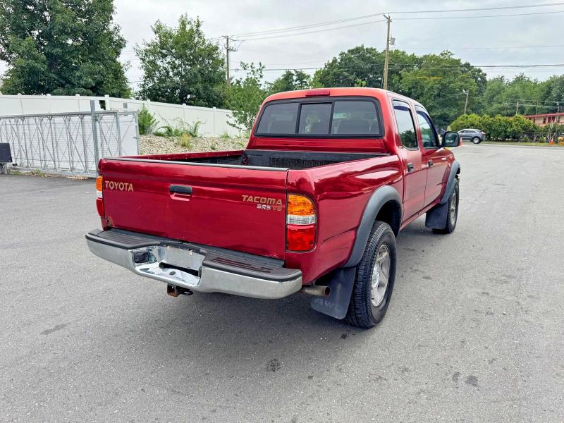 2002 Toyota Tacoma VIN 5TEHN72N12Z094236 COPART salvage auction — MINOR DENT/SCRATCHES, MA - CERTIFICATE OF TITLE, sold $3,850 on 2026-07-24 (photo 3)