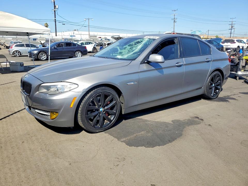 2011 BMW 5 series VIN WBAFR7C56BC602481 COPART salvage auction — FRONT END, Ca - Salvage Certificate, sold $1,050 on 2026-07-27 (photo 1)