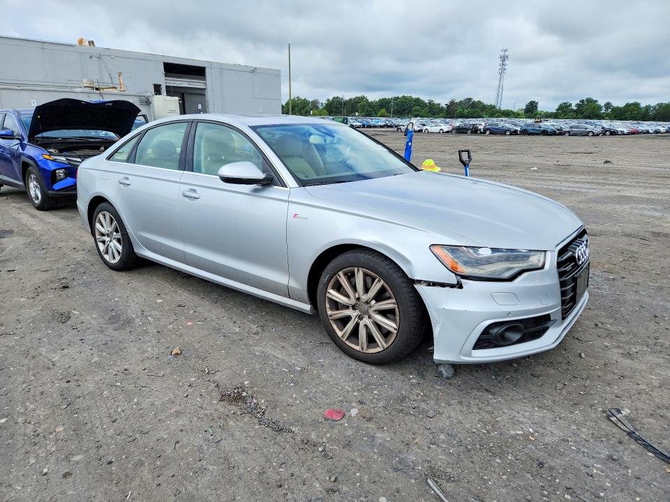 2015 Audi A6 VIN WAUHGAFC5FN004690 COPART salvage auction — FRONT END, Va - Cert Of Title - Salvage, sold $5,300 on 2026-07-29 (photo 4)