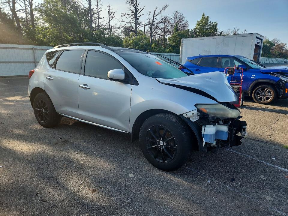 2009 Nissan Murano VIN JN8AZ18W99W140362 COPART salvage auction — FRONT END, NY - MV-907A SALVAGE CERTIFICATE, sold $80 on 2026-07-22 (photo 4)