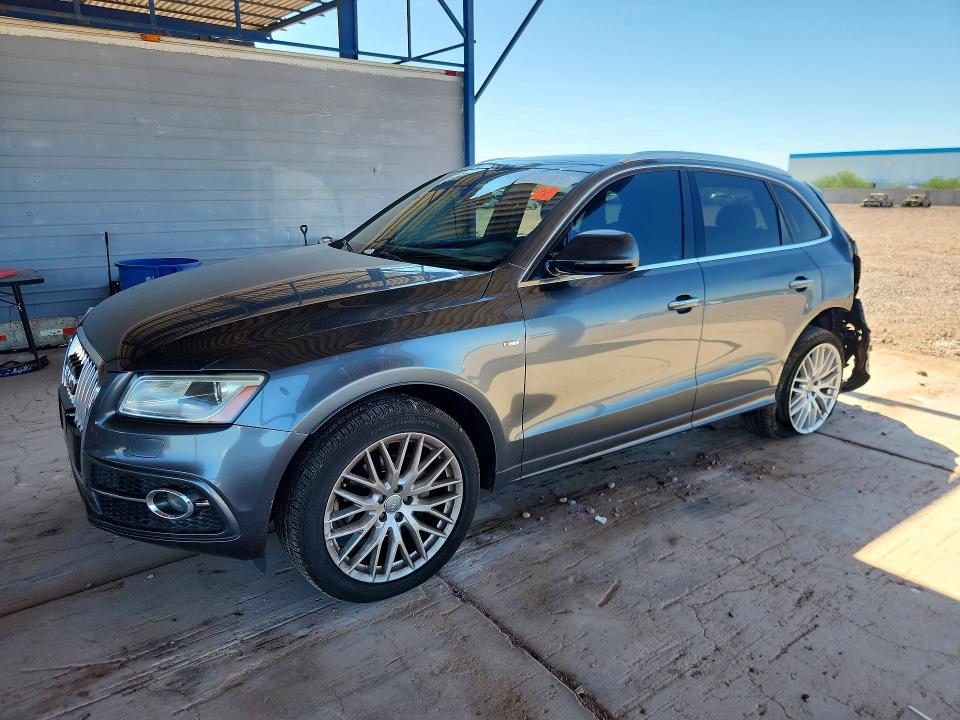 2017 Audi Q5 VIN WA1M2AFP6HA052674 COPART salvage auction — REAR END, Az - Cert Of Title - Salvage, sold $3,350 on 2026-08-04 (photo 1)