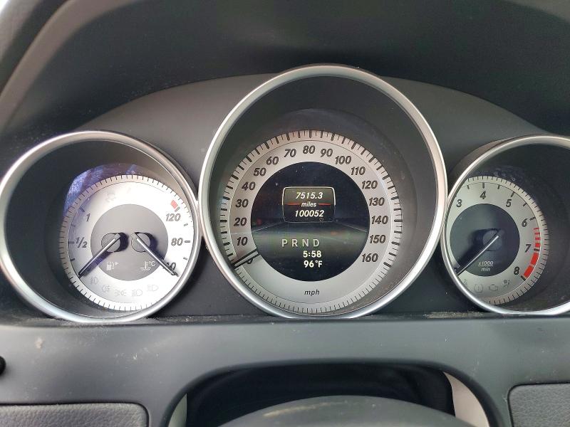 2014 Mercedes-benz C-klasse VIN WDDGF8AB9ER318901 COPART salvage auction — MECHANICAL, Or - Certificate Of Title, sold $550 on 2026-07-29 (photo 9)