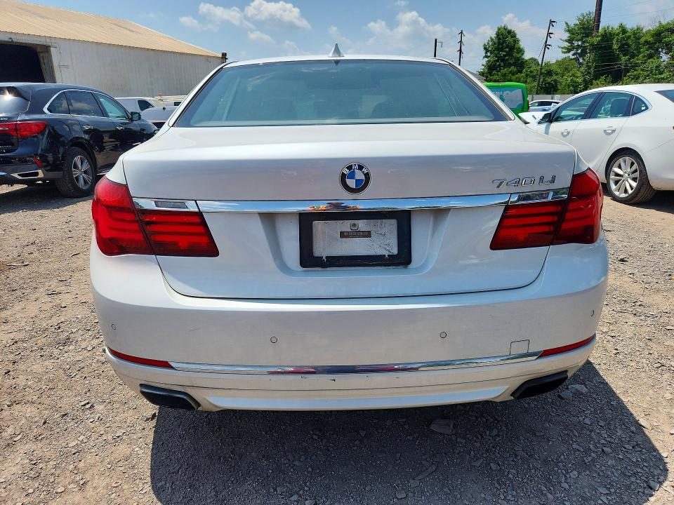 2013 BMW 7er VIN WBAYE4C52DD137066 COPART salvage auction — SIDE, Pa - Certificate Of Salvage, sold $650 on 2026-08-03 (photo 6)