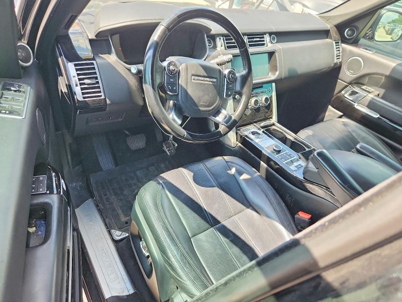 2017 Land rover RANGE ROVER VIN SALGS2FV3HA328499 COPART salvage auction — MECHANICAL, Tx - Certificate Of Title, sold $3,550 on 2026-07-09 (photo 8)