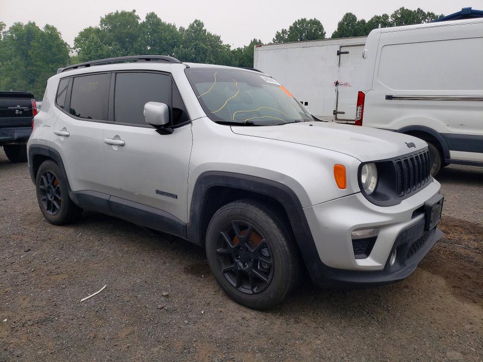 2020 Jeep Renegade VIN ZACNJABB5LPL48766 COPART salvage auction — FRONT END, TX - CERTIFICATE OF TITLE (P), sold $3,950 on 2026-07-30 (photo 4)