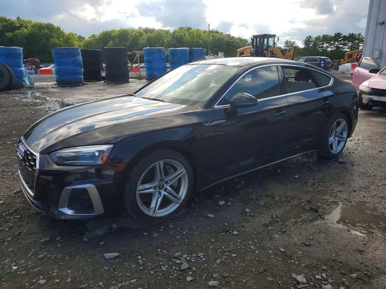 2021 Audi A5 VIN WAUDACF56MA045895 — COPART salvage auction photo