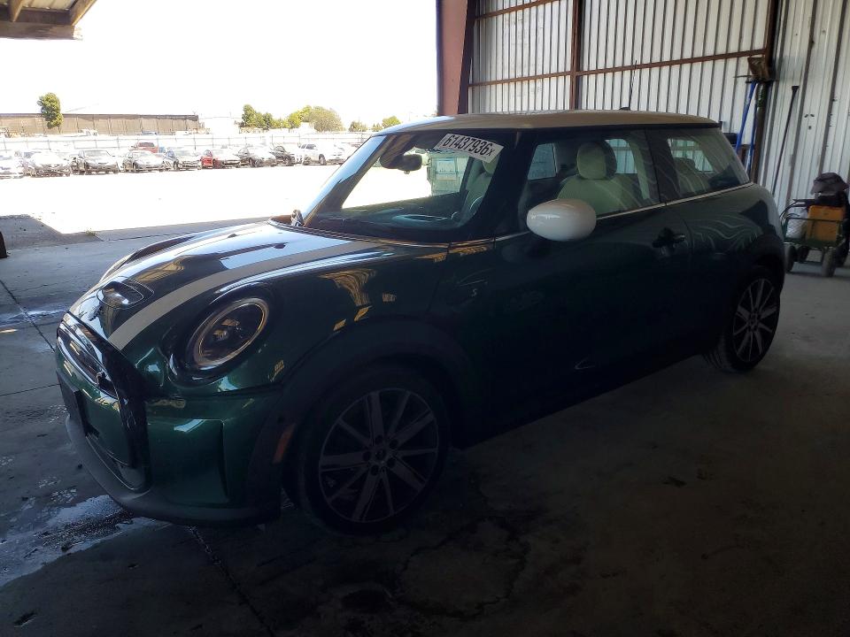 2023 Mini Cooper VIN WMW13DJ01P2T36690 COPART salvage auction — FRONT END, Ca - Salvage Certificate, sold $15 on 2026-08-03 (photo 1)