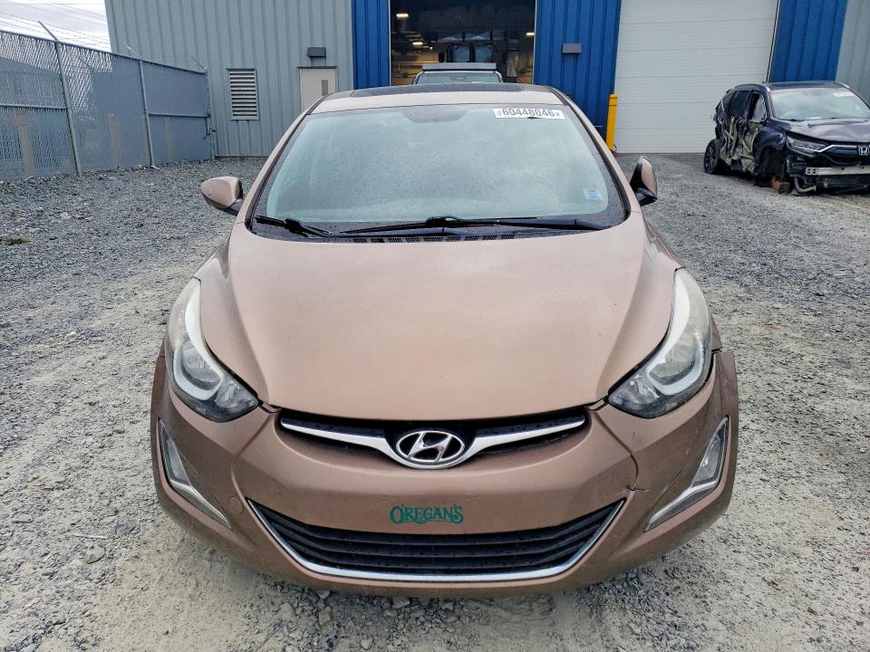 2015 Hyundai Elantra VIN KMHDH4AE9FU455034 COPART salvage auction — MECHANICAL, Ns - Cert Of Registration, sold $15 on 2026-07-30 (photo 5)