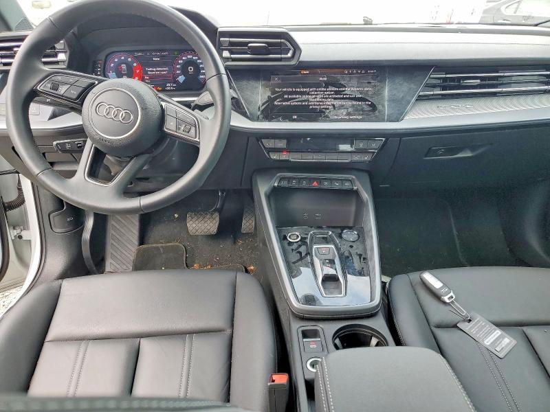 2025 Audi A3 VIN WAULUCGY4SA121994 COPART salvage auction — SIDE, Ab - Oop - Active, sold $16,500 on 2026-07-29 (photo 8)