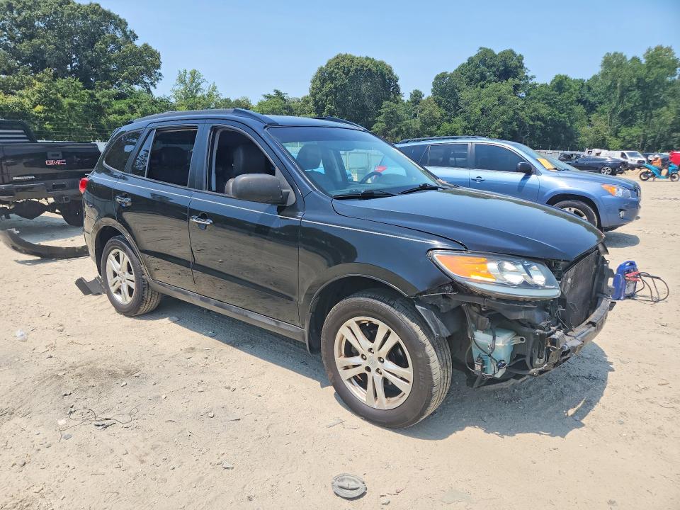 2012 Hyundai Santa fe VIN 5XYZKDAG7CG140095 COPART salvage auction — FRONT END, Md - Cert Of Salvage > 75% Damage, sold $225 on 2026-07-28 (photo 4)