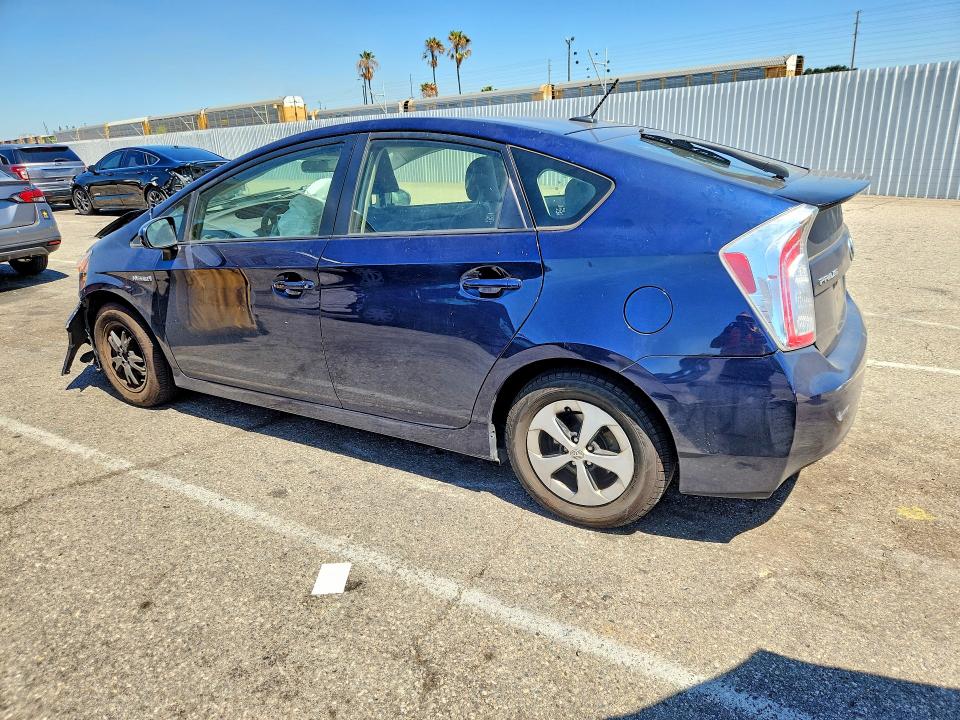 2013 Toyota Prius VIN JTDKN3DU2D1658038 COPART salvage auction — FRONT END, Ca - Salvage Certificate, sold $550 on 2026-07-14 (photo 2)