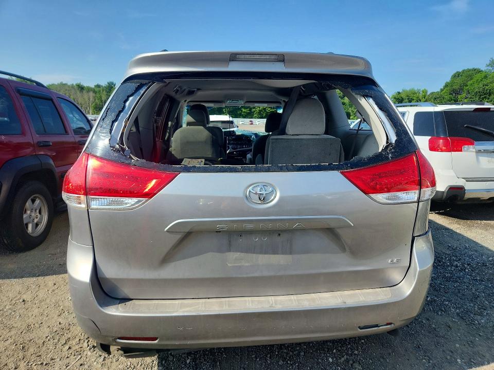 2014 Toyota Sienna VIN 5TDKK3DC4ES406649 COPART salvage auction — ALL OVER, MA - CERT OF TITLE-RECONSTRCTD COLL, sold $125 on 2026-07-22 (photo 6)