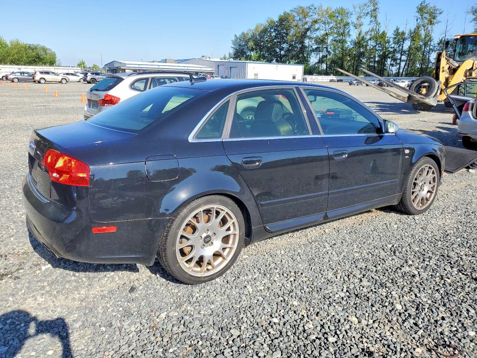 2006 Audi S4 VIN WAUGL78E86A285173 COPART salvage auction — NORMAL WEAR, WA - VEHICLE CERT OF OWNERSHIP-TITL, sold $725 on 2026-07-27 (photo 3)