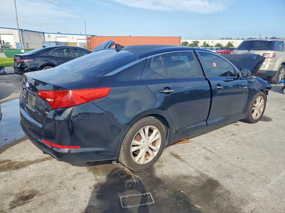 2013 Kia Optima VIN 5XXGM4A77DG151492 COPART salvage auction — FRONT END, Fl - Cert Of Title Slvg Rebuildable, sold $15 on 2026-07-30 (photo 3)